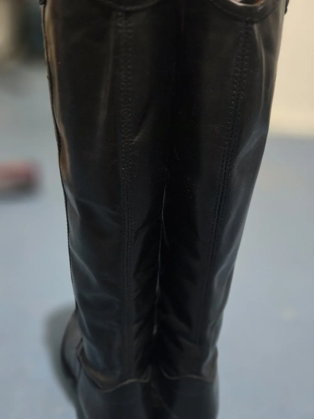 Frye Classic Tall Leather Riding Boot - Black